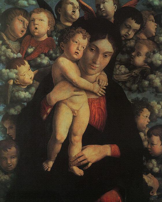 Andrea Mantegna Madonna and Child with Cherubs